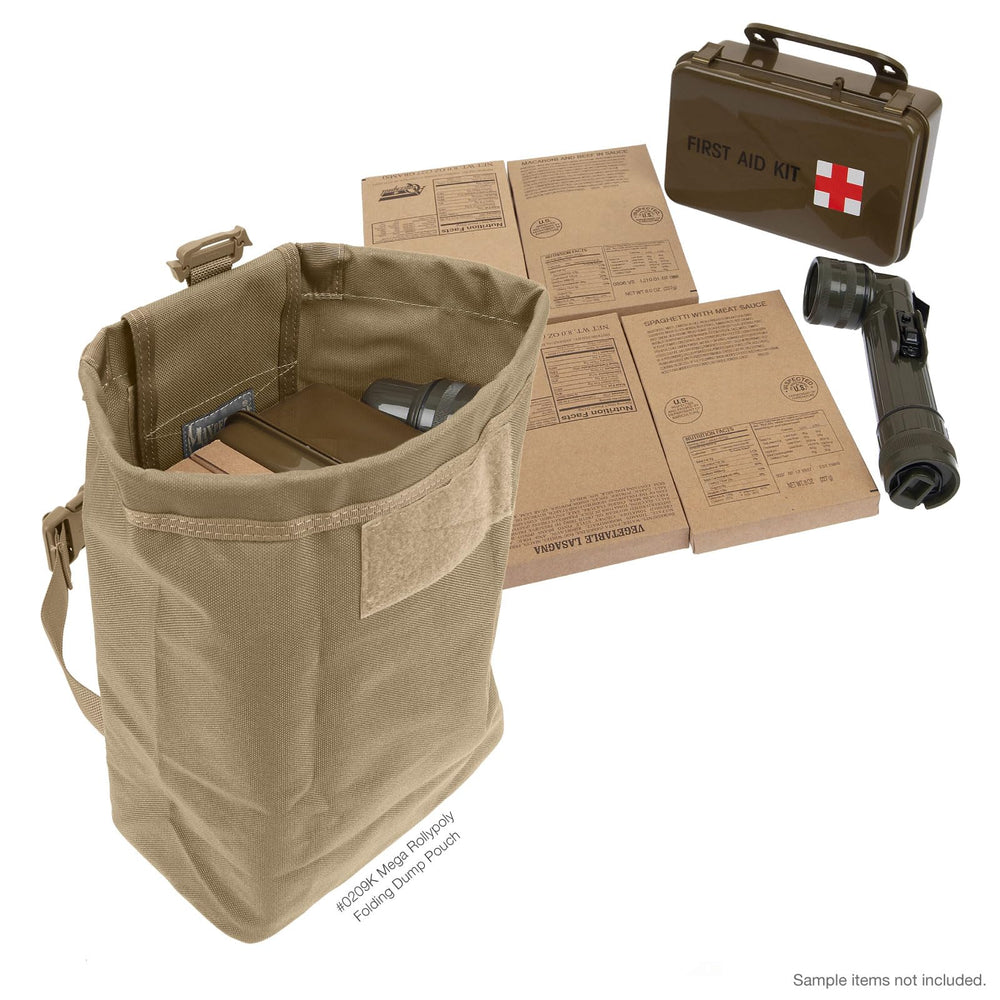 Maxpedition Mega Rollypoly in use at hunting or camping trips.