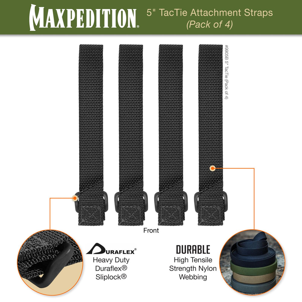 MOLLE-compatible TacTie straps by Maxpedition