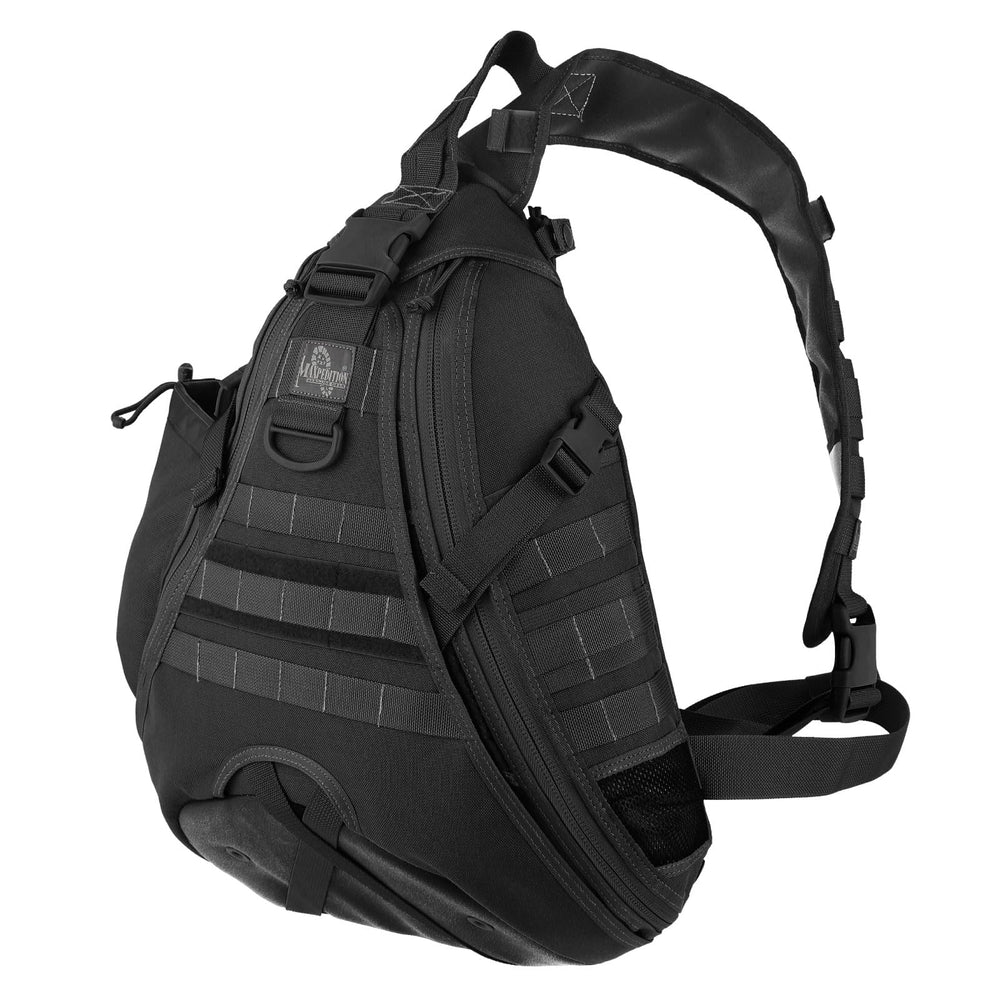 Maxpedition Monsoon Gearslinger overflap protection keeps gear dry in rain