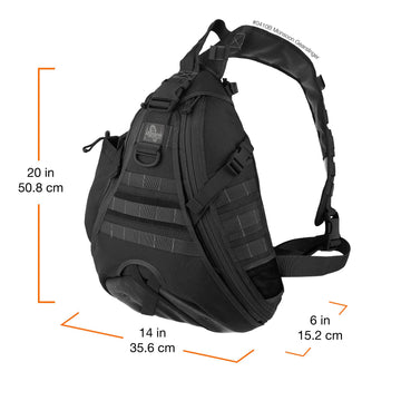 Maxpedition Monsoon Gearslinger padded strap keeps comfort on the move