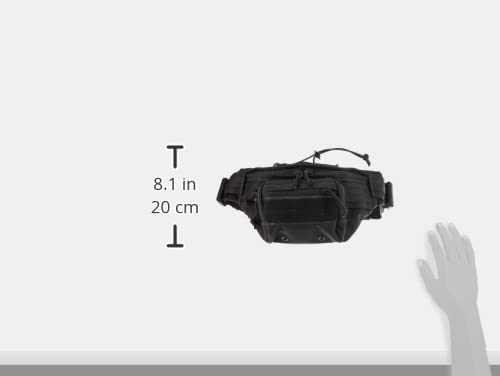 Maxpedition Octa Versipack black front compartment for quick-access storage.