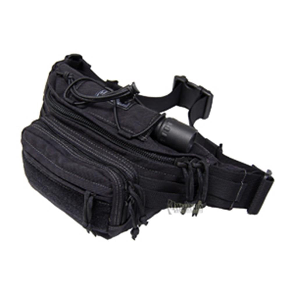 Maxpedition Octa Versipack black main compartment for organized gear.