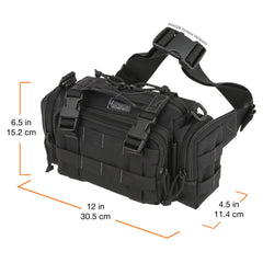 Maxpedition Proteus Versipack side pocket adds compact storage on the go