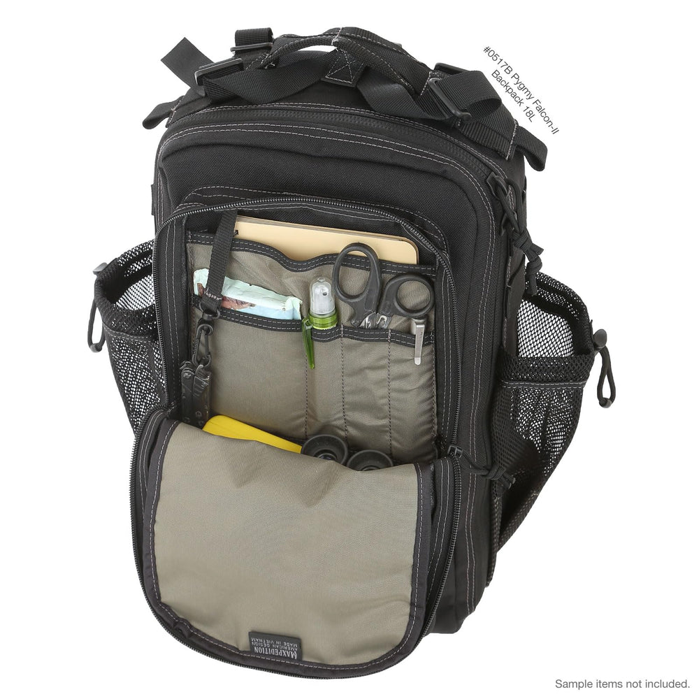 Maxpedition Pygmy Falcon-II DuraFlex buckles for quiet closures
