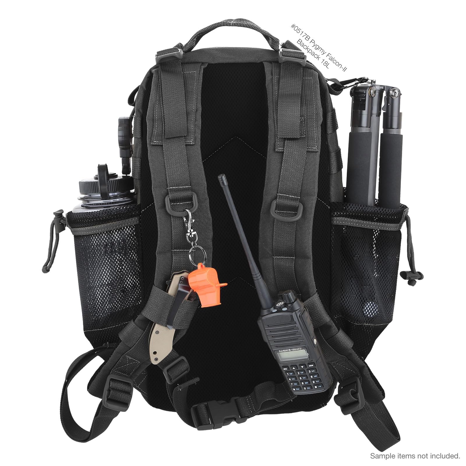 Maxpedition Pygmy Falcon-II #10 zippers provide smooth access