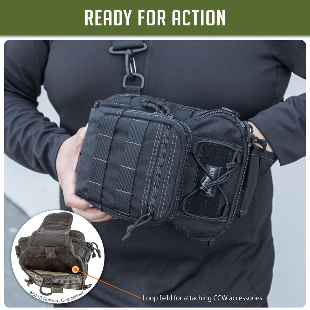 Maxpedition Remora compact size maintains low-profile setup