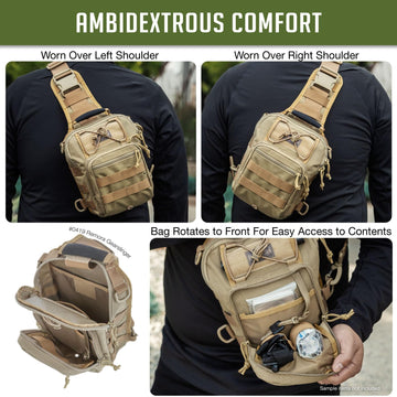 Maxpedition Remora Gearslinger drainage grommet supports moisture-ready storage.