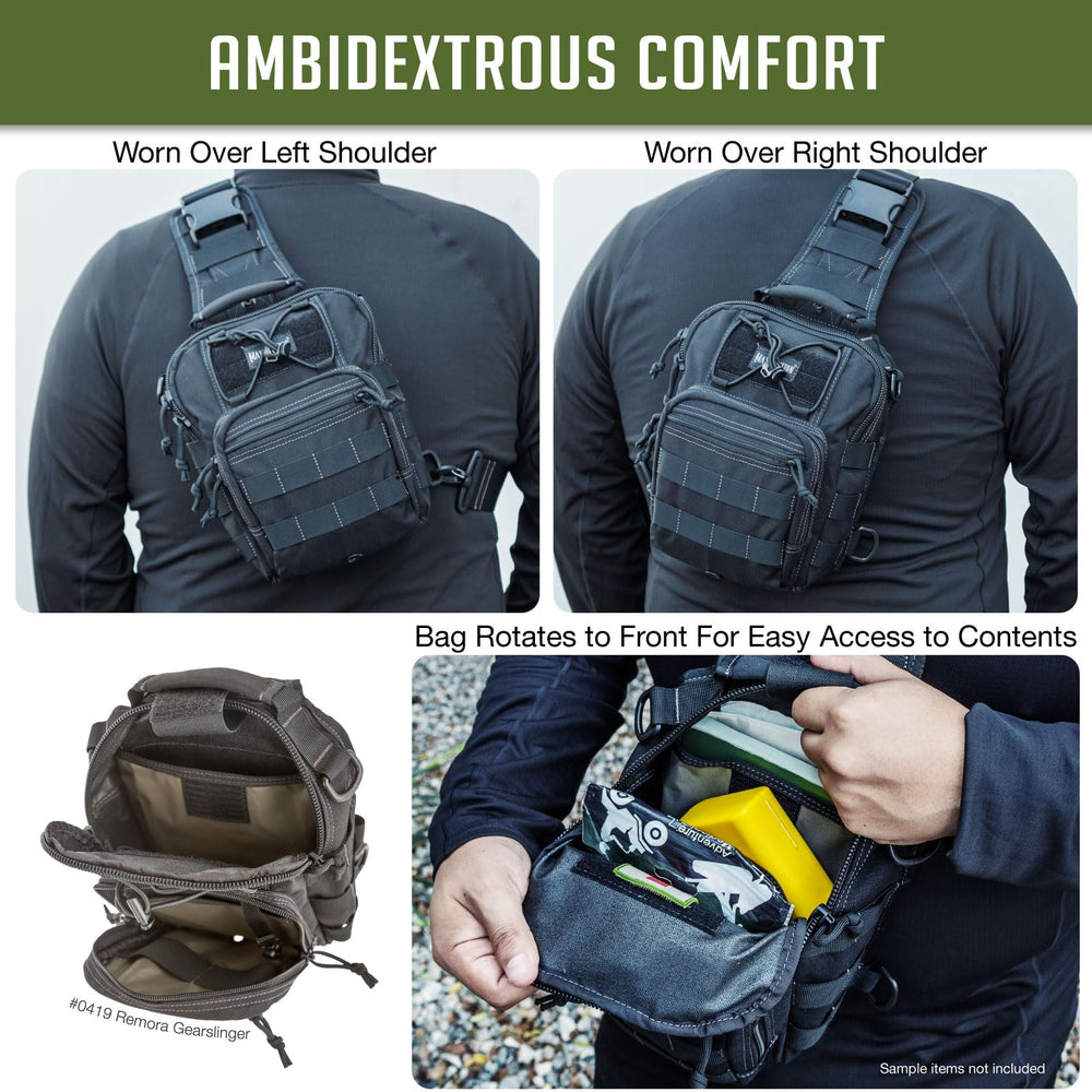 Maxpedition Remora PALS webbing for modular attachment and customization