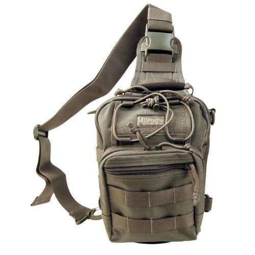 Maxpedition Remora Gearslinger rear CCW pocket for discreet storage.