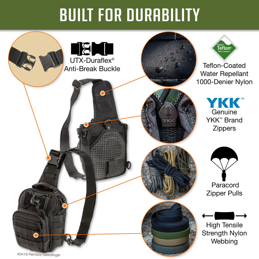 Maxpedition Remora concealed carry-ready design with versatile carry options