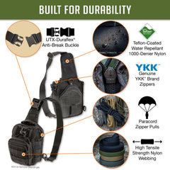 Maxpedition Remora concealed carry-ready design with versatile carry options