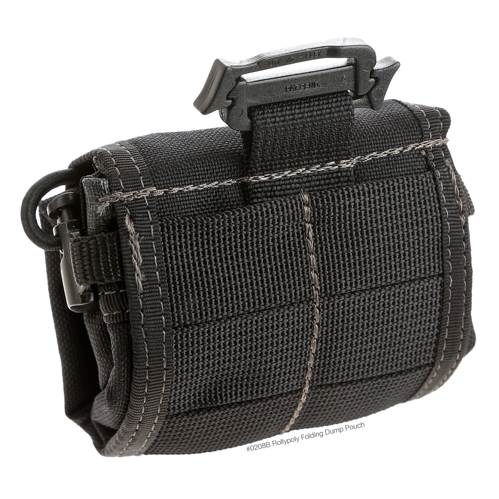 Closed pouch with secure cinch and flap