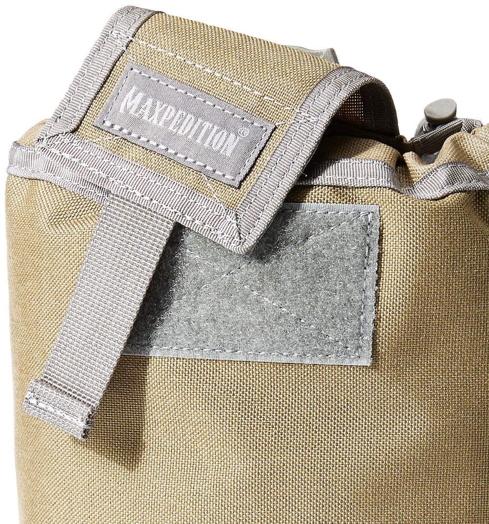 Side view with belt loop for MOLLE/PALS mounting on gear