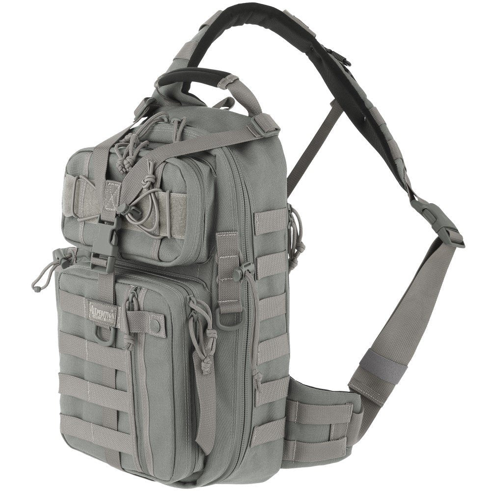 Maxpedition Sitka Gearslinger front view shows an accessible main compartment for quick access.