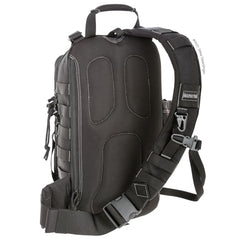 Maxpedition Sitka Gearslinger main compartment open for rapid item retrieval