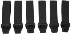 Maxpedition TacTie PJC3 polymer joining clip pack of six, black, product front view