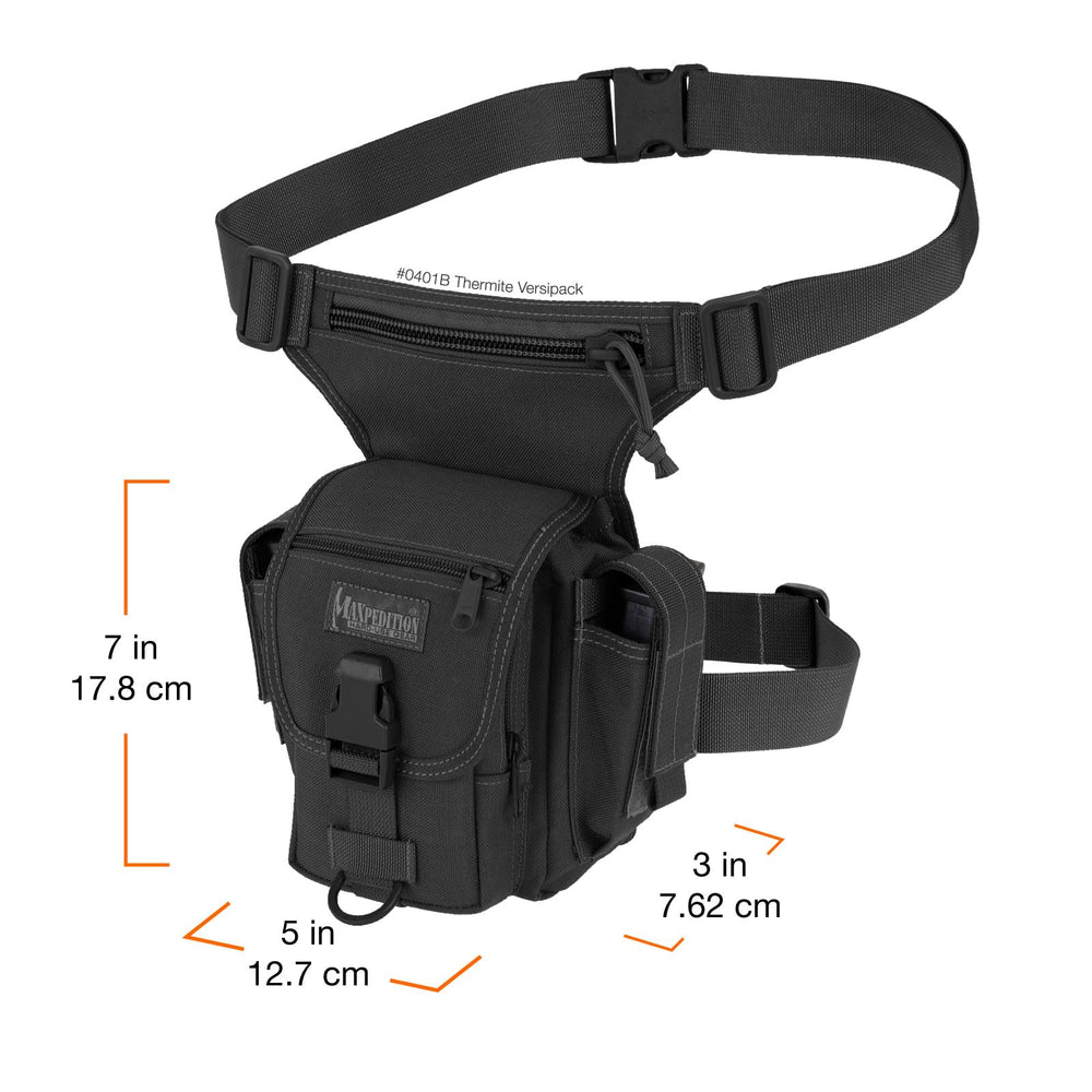 Maxpedition Thermite Versipack interior pockets for quick access and organization
