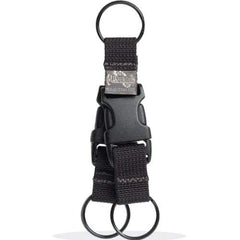 Maxpedition Tritium Key Ring (Black) showing multiple key rings and heavy-duty nylon webbing