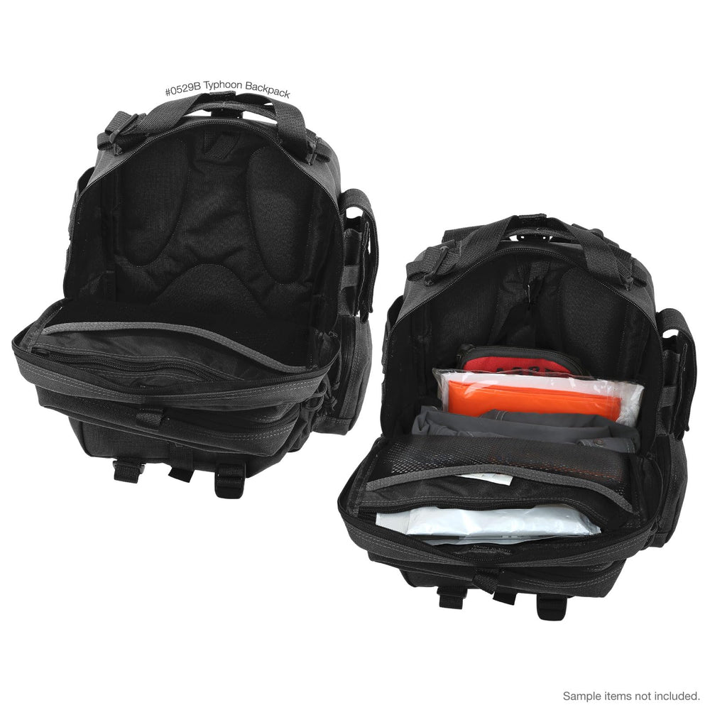 Maxpedition Typhoon hydration compatibility-ready design for long rides.
