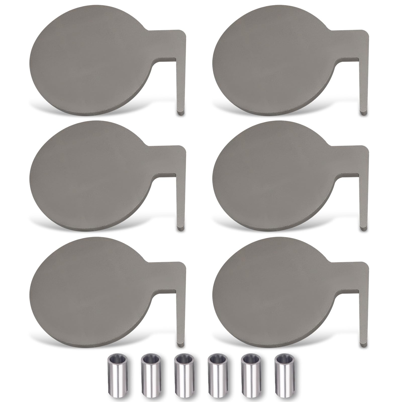 maXpeedingrods dueling-tree-paddles closeup highlights AR500 steel for durable range practice.