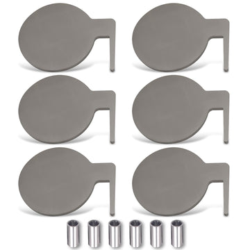 maXpeedingrods dueling-tree-paddles closeup highlights AR500 steel for durable range practice.