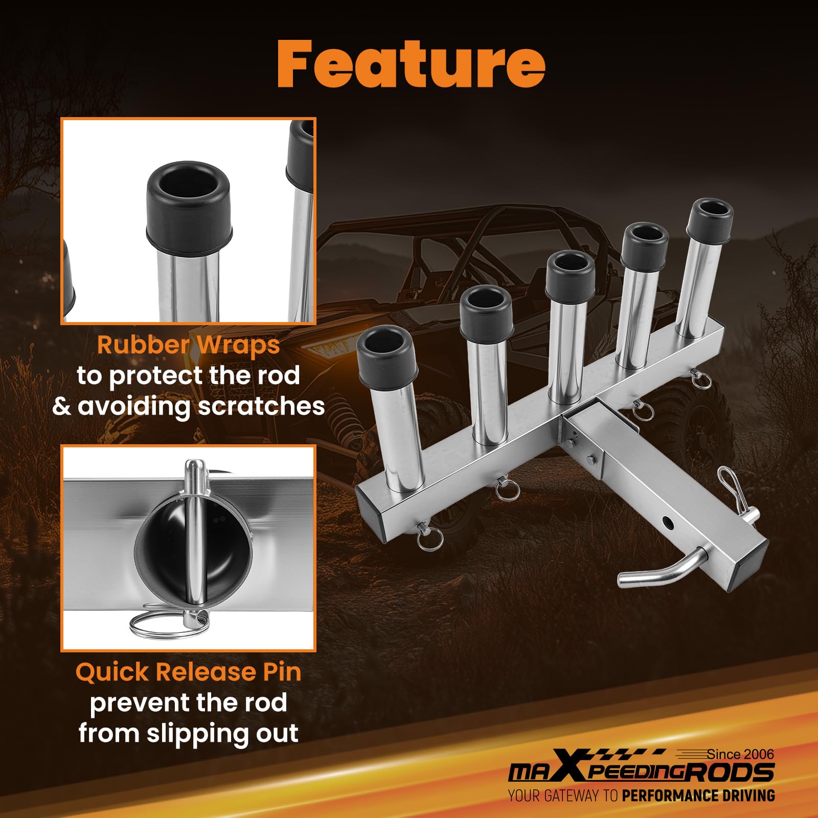 maXpeedingrods easy installation makes mounting quick and hassle-free.