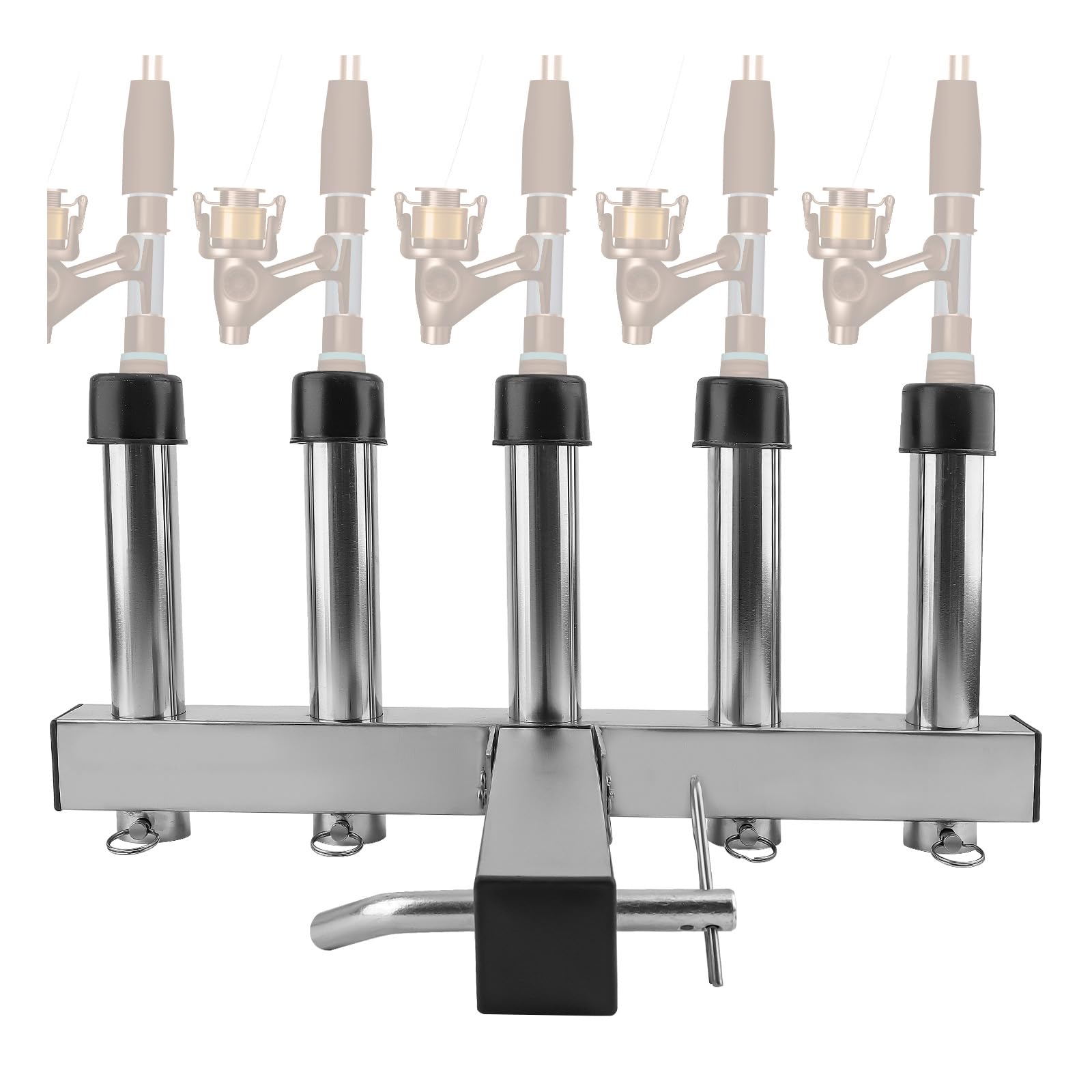maXpeedingrods hitch mount rod holder for 2-inch receiver boosts vehicle organization.