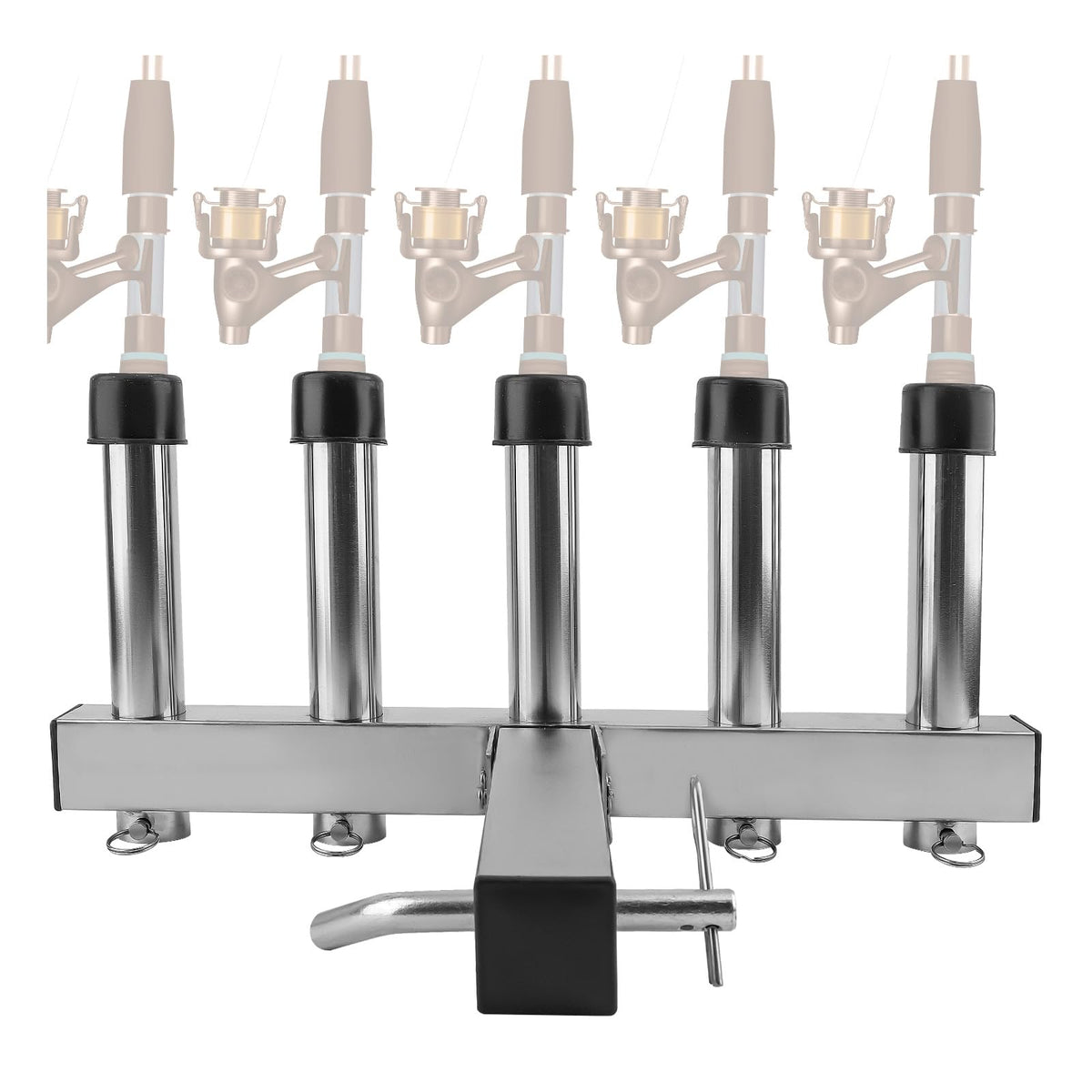 maXpeedingrods hitch mount rod holder for 2-inch receiver boosts vehicle organization.