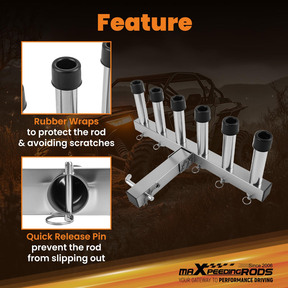 maXpeedingrods outdoor fishing setup ready for road trips.