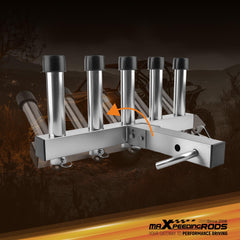 maXpeedingrods quick-release pin prevents slips and simplifies adjustments.