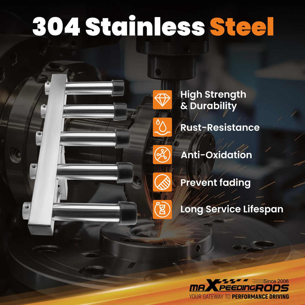 maXpeedingrods compatible with rods up to 1.5 inches in diameter.