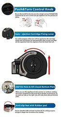 Maxsun MS-7 portable camping stove top view emphasizes compact design.