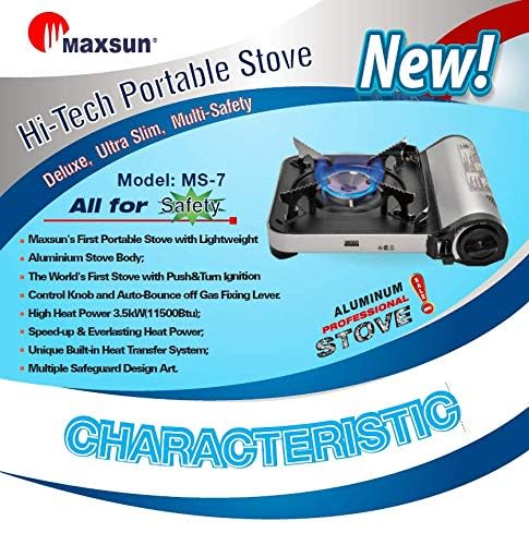 Maxsun MS-7 with carrying case shown for easy transport and storage.