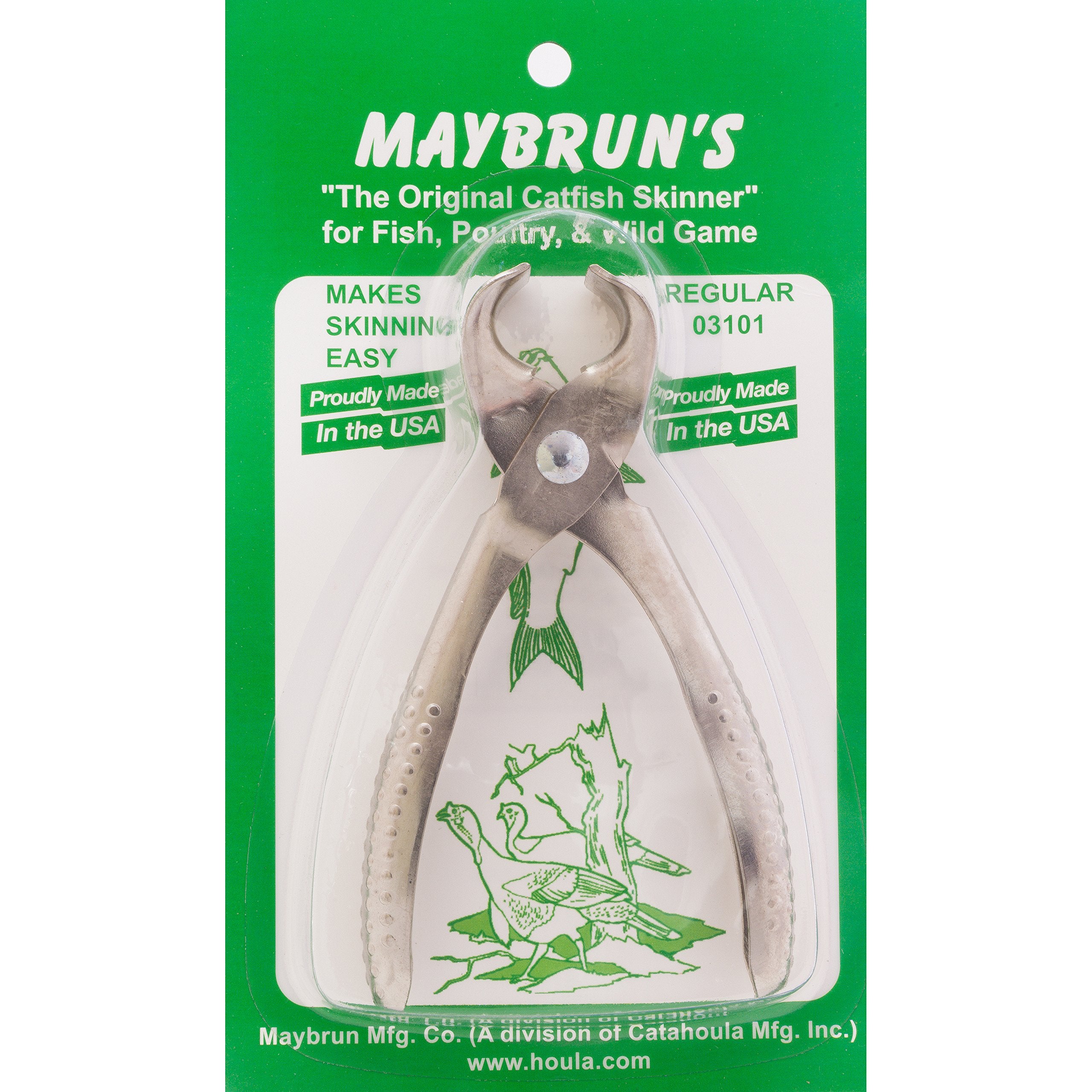 Maybrun 03101 Catfish Skinner with Nickel Finish – Side View