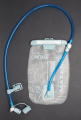 Mazama Intake NXT 1.5L cap and tube shown for secure closure and clean setup.