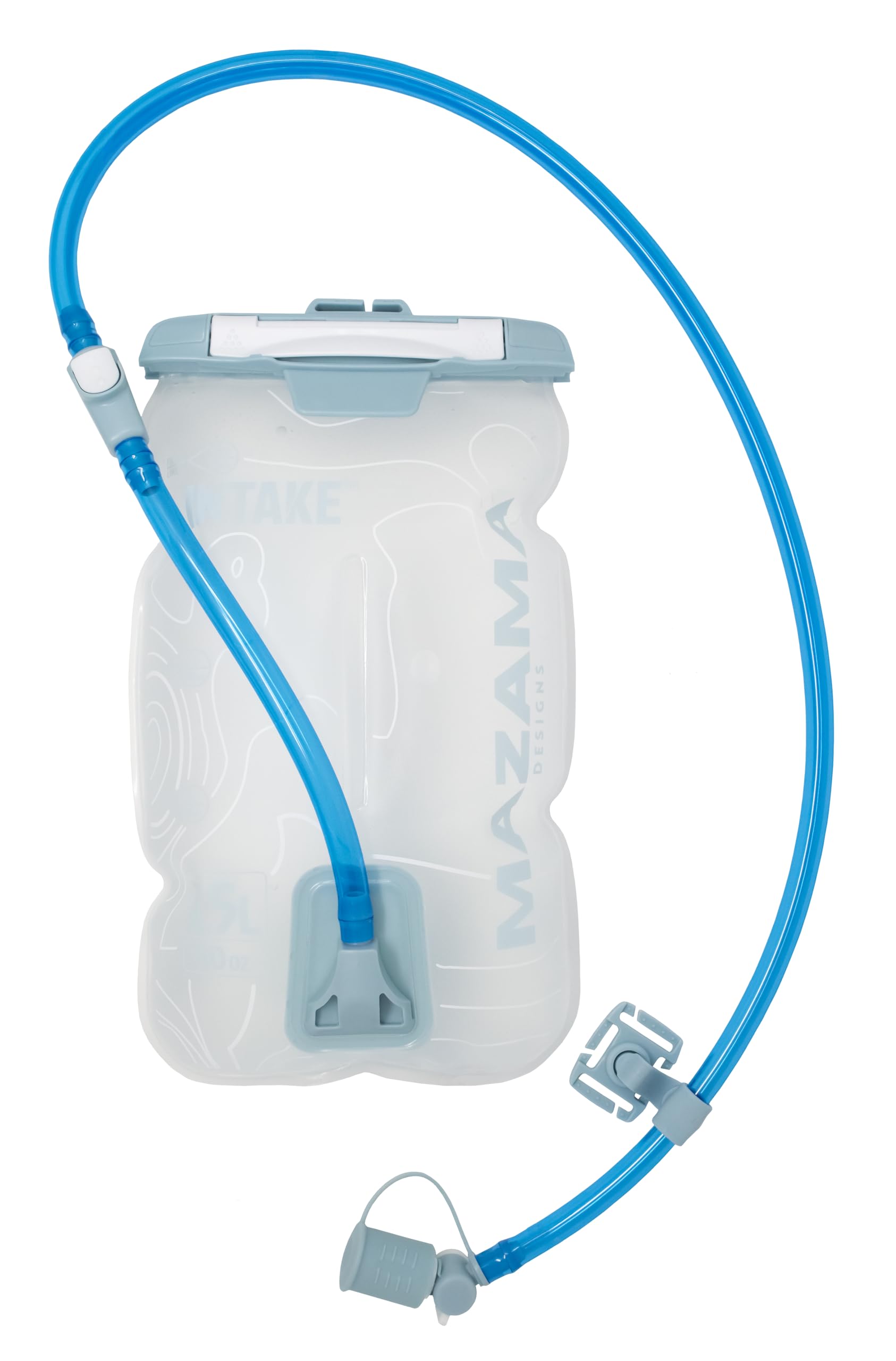 Mazama Intake NXT 1.5L bladder with wide-mouth opening for easy filling.
