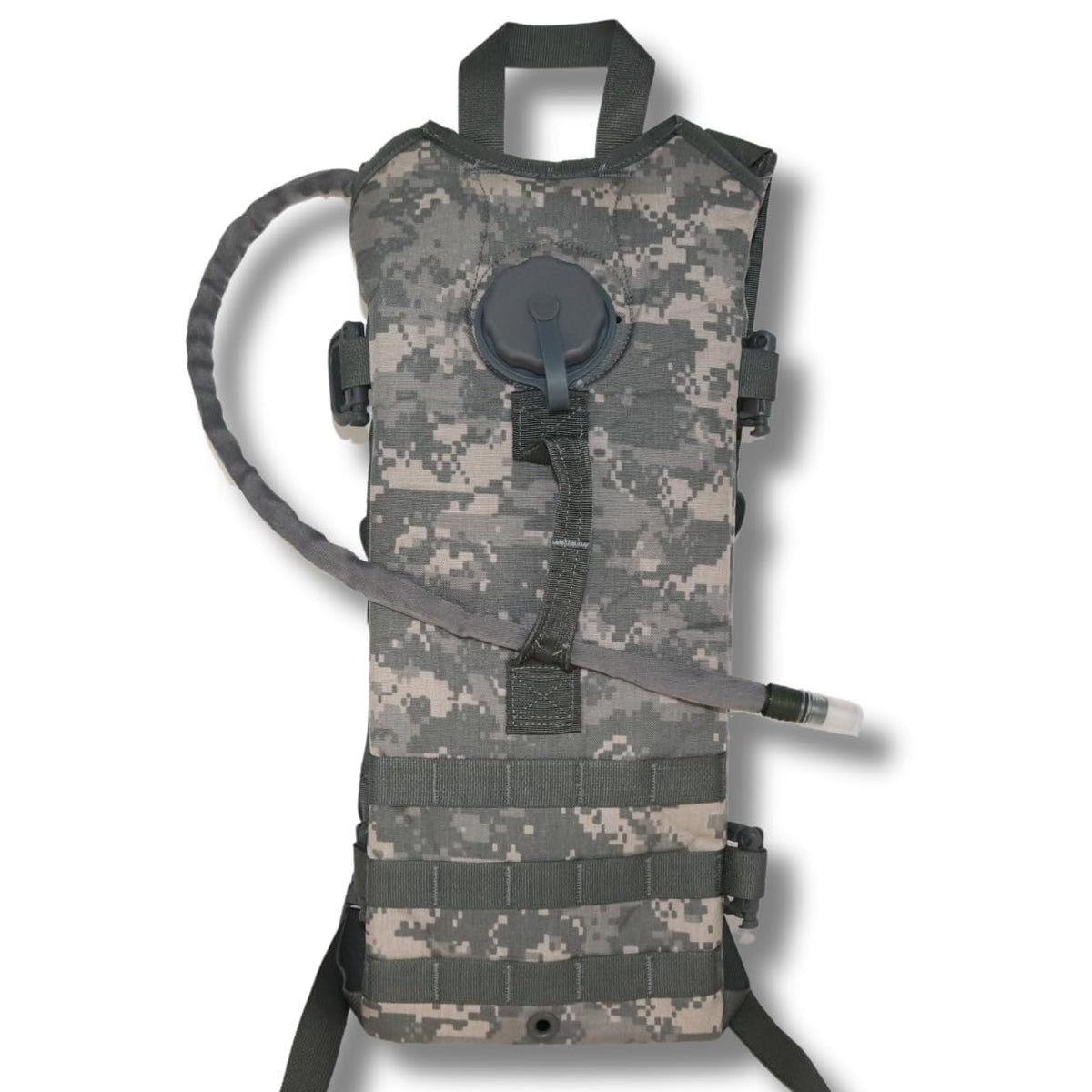 M MCGUIRE GEAR ACU hydration pack with a 3L bladder for extended outdoor adventures.