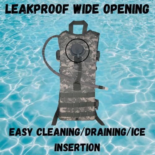 M MCGUIRE GEAR ACU hydration pack MOLLE webbing with 3x5 layout for modular gear.
