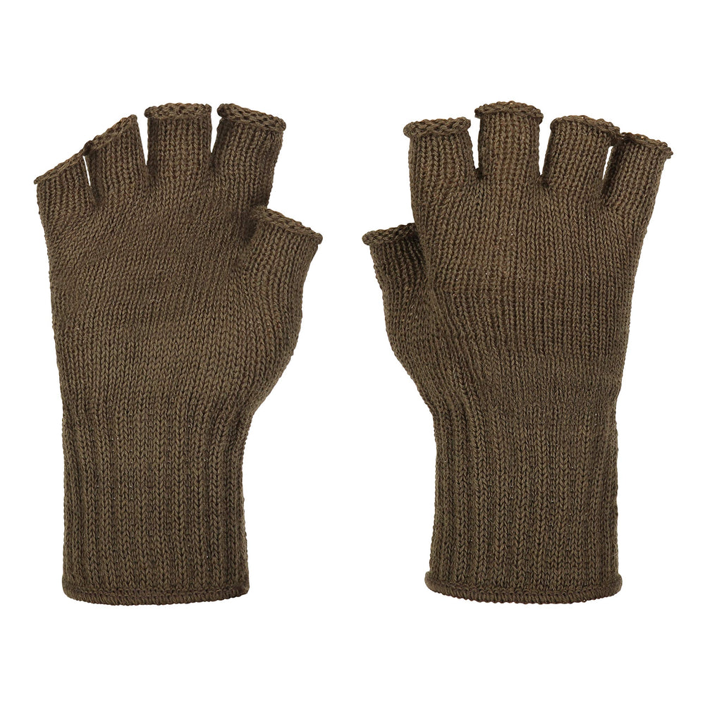 Mcguire Gear Wool Fingerless Gloves outer view shows warmth and durability for outdoor tasks
