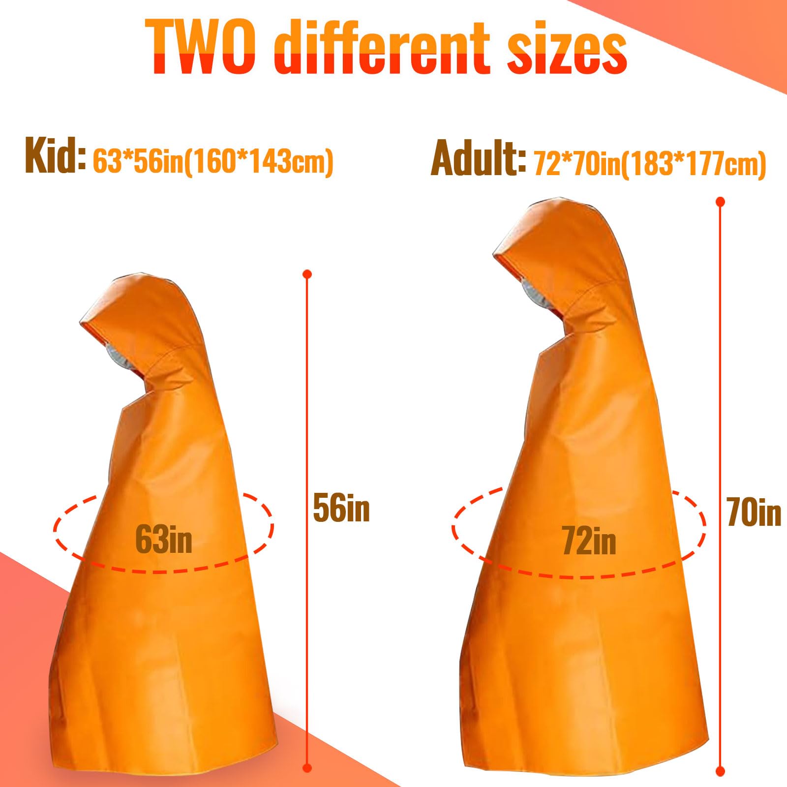MDH upgrade cape shown on wearer highlighting neck clasp and arm slots.