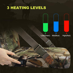 MDSTOP seat temperature control enables ready warmth during chilly dawn hunts.