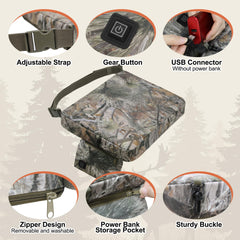 MDSTOP silent memory-foam surface reduces noise for stealthy, comfortable sits