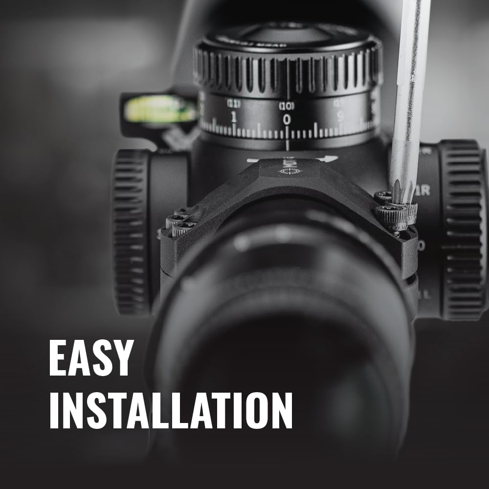 Bubble level-ready MDT mount for consistent alignment in the field