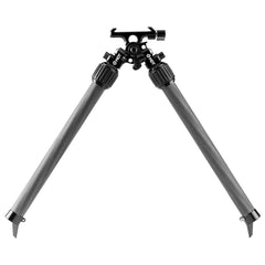 MDT ARCA Black Bipod extended legs enable stable long-range positioning on uneven terrain