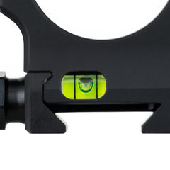 MDT Elite 34mm High Black scope rings installed showcasing stability and reliability