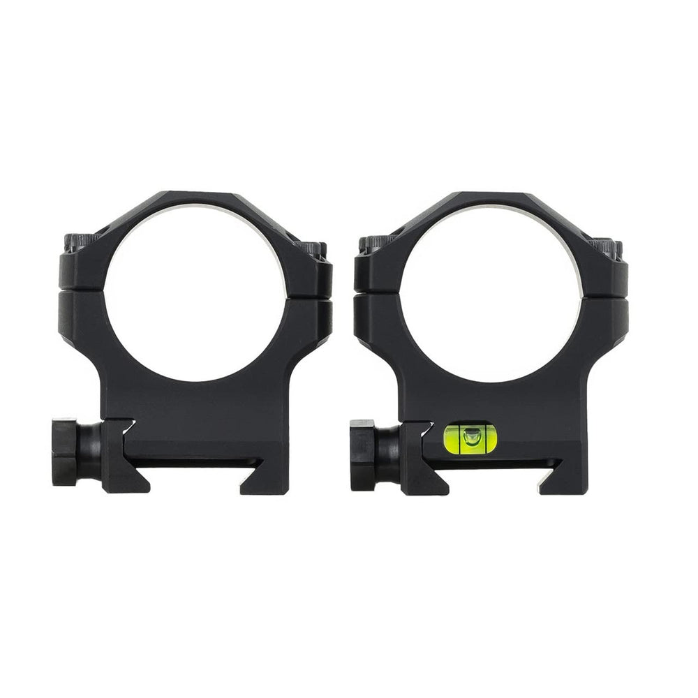 MDT Elite 34mm High Black scope rings side view showing rugged field readiness