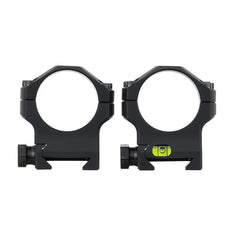 MDT Elite 34mm High Black scope rings side view showing rugged field readiness