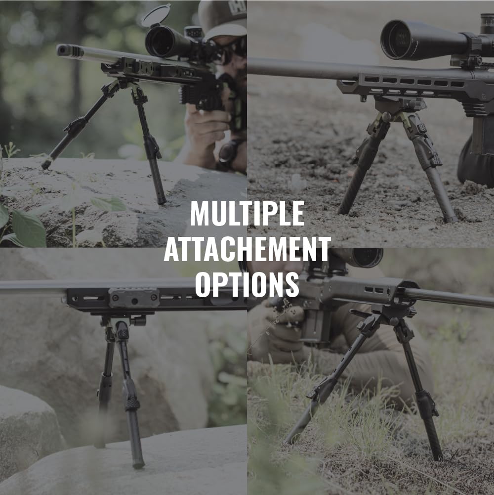 MDT Grnd-POD Pick Black dovetail mounting options suit quick accessory swaps.