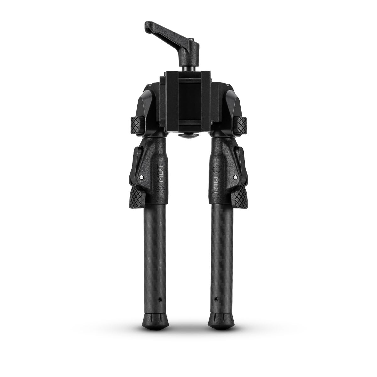MDT Grnd-POD Pick Black fully extended shows versatile height range for varied shooting positions.