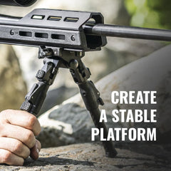 MDT Grnd-POD Pick Black leg positions highlight quick deployment for rapid setup.